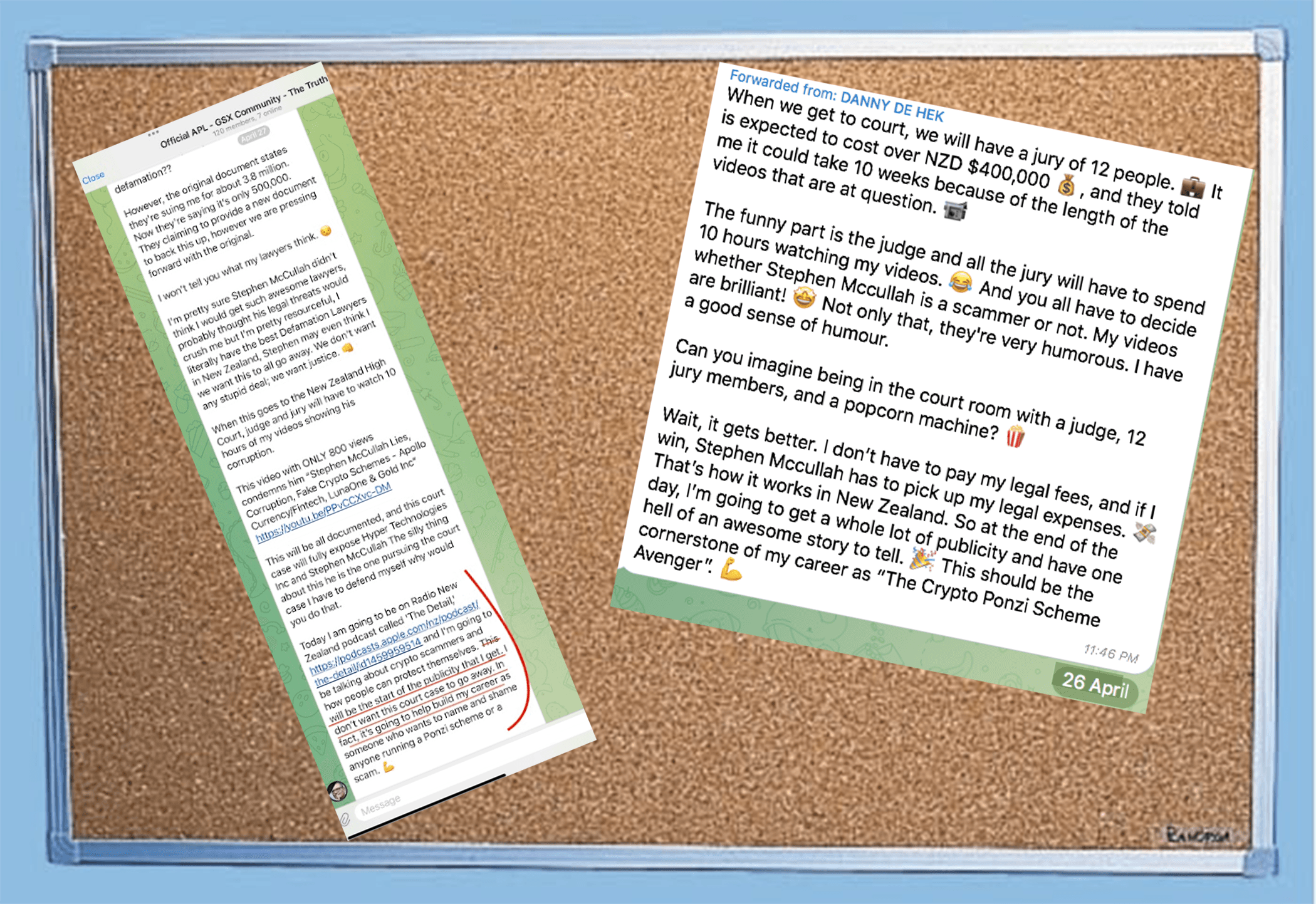 Danny de Hek’s Obsession With Courtroom Publicity: It’s Never About Justice